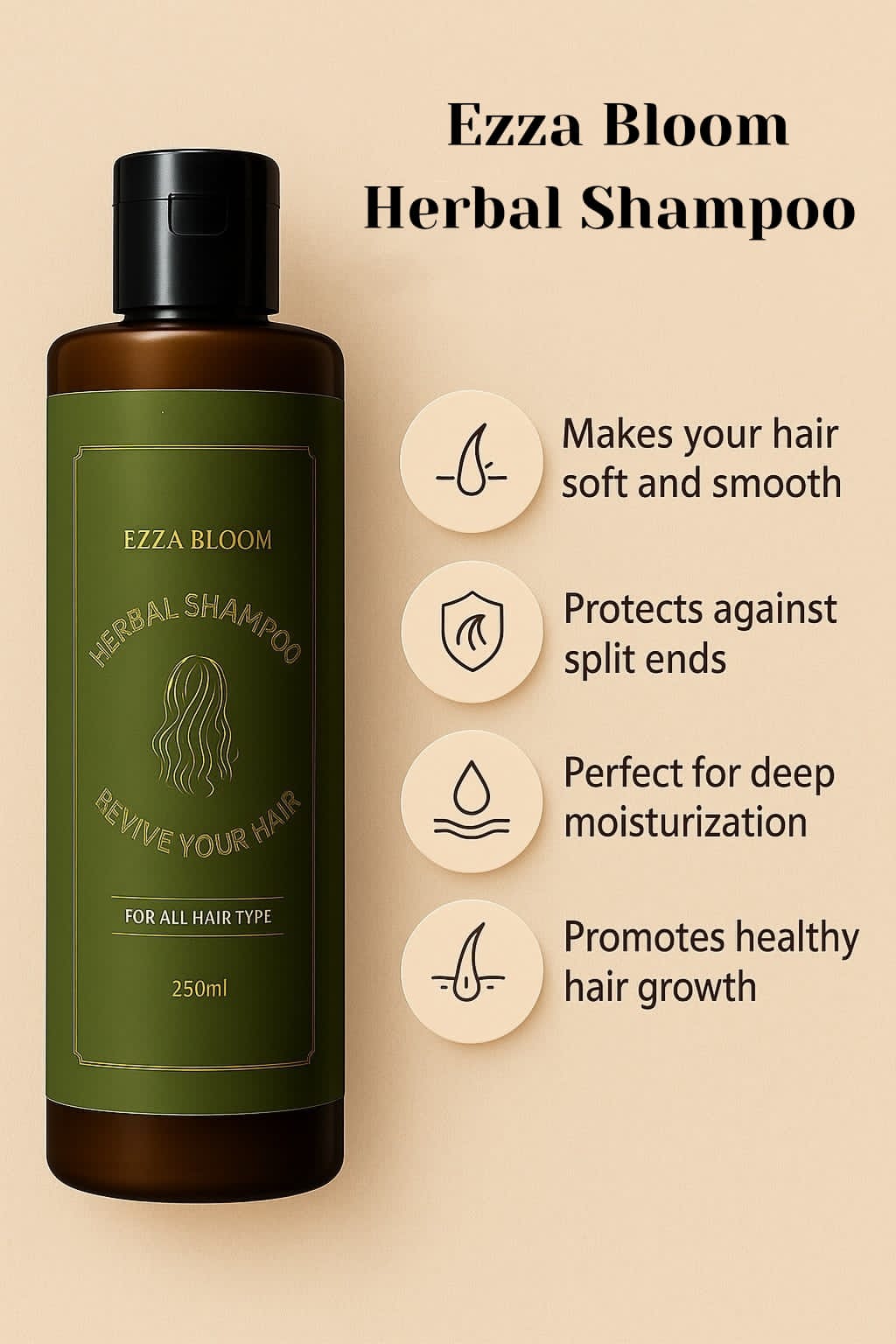 EZZA BLOOM HAIR CARE DUO OIL+ SHAMPOO