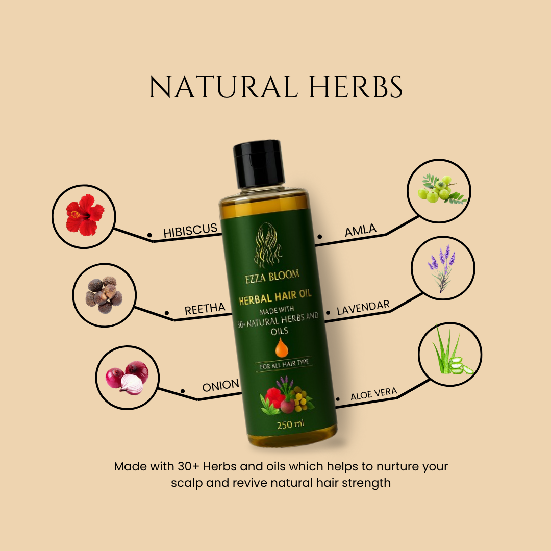 EZZA BLOOM HERBAL HAIR OIL
