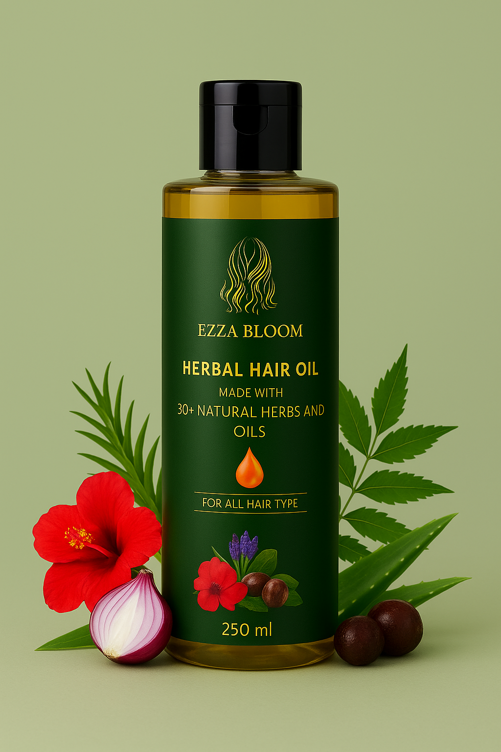 EZZA BLOOM HAIR CARE DUO OIL+ SHAMPOO