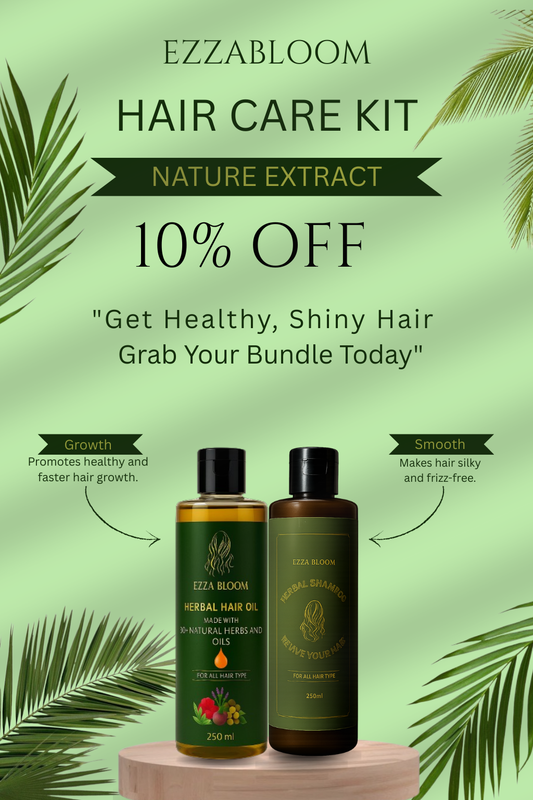 EZZA BLOOM HAIR CARE KIT OIL+ SHAMPOO